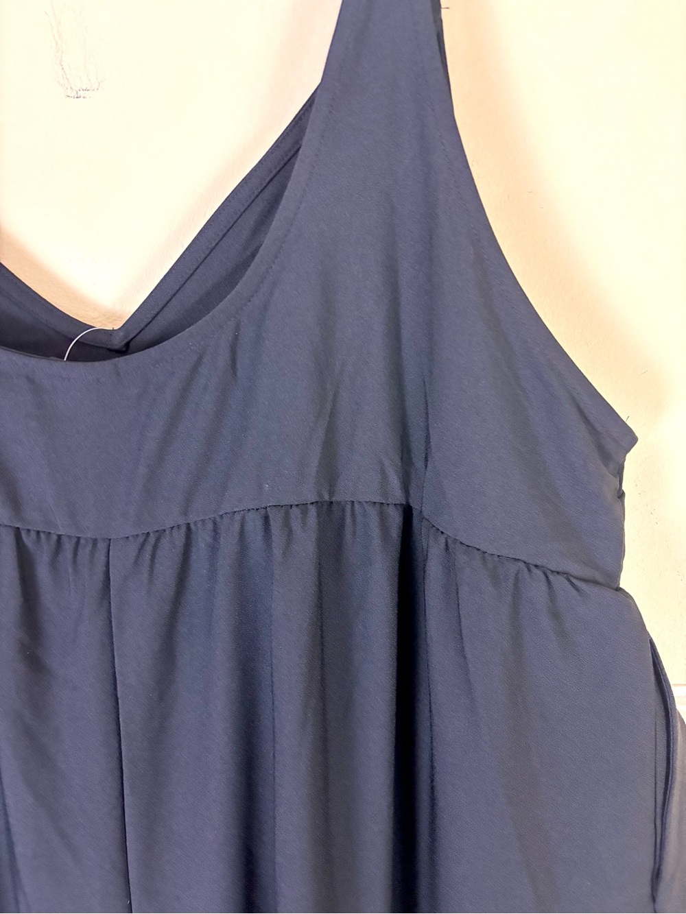 Women’s Soft Tie-Shoulder Wide-Leg Jumpsuit - Picture 8 of 11